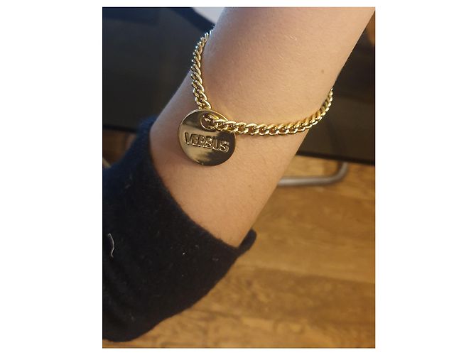 Versus Versace braccialetto vintage D'oro - vista 5