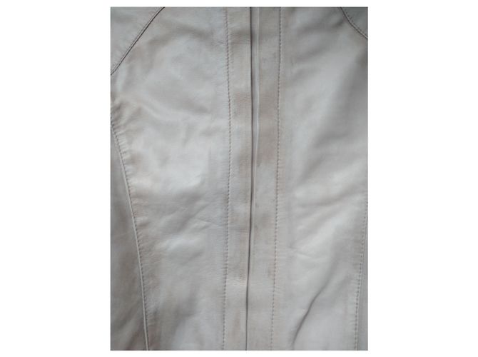 Patrizia Pepe Lederjacke Bomber in Rosa Pink - Ansicht 10