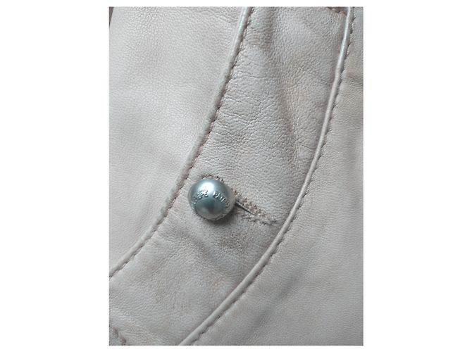 Patrizia Pepe Lederjacke Bomber in Rosa Pink - Ansicht 5
