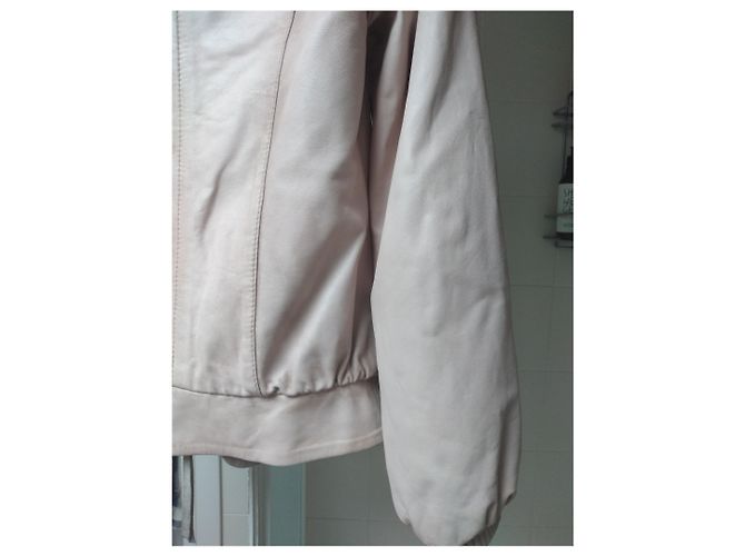 Patrizia Pepe Lederjacke Bomber in Rosa Pink - Ansicht 9