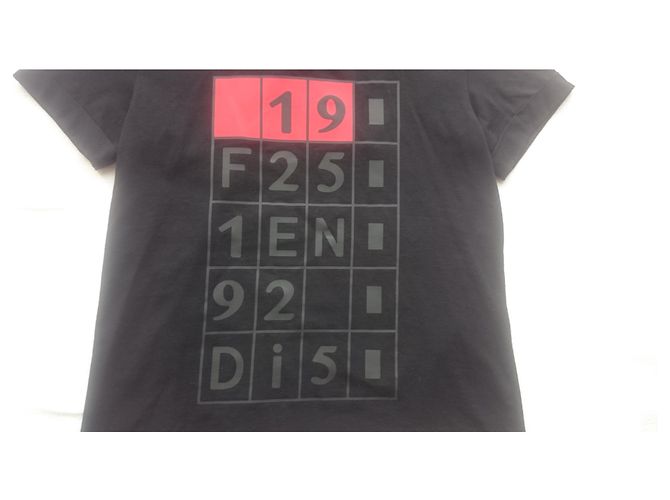Fendi T-Shirt, Gr. IT 38/ XS Schwarz Schokolade - Ansicht 2