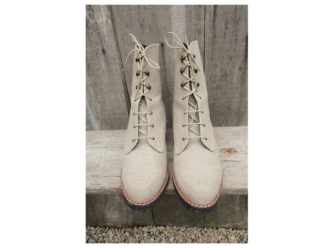 Autre Marque Botines Modiva p 40 Beige - vista 3