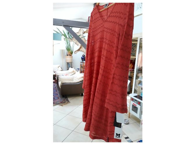 Vestido Missoni Naranja de Algodón - vista 3