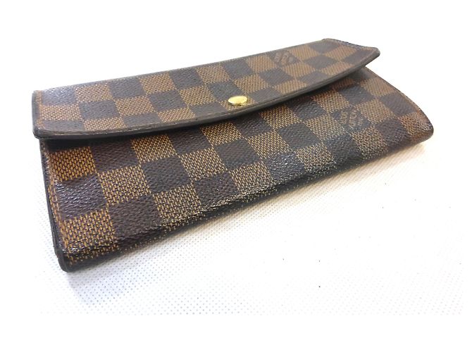 Louis Vuitton SARAH CB DAMIER EBANO Marrone - vista 3