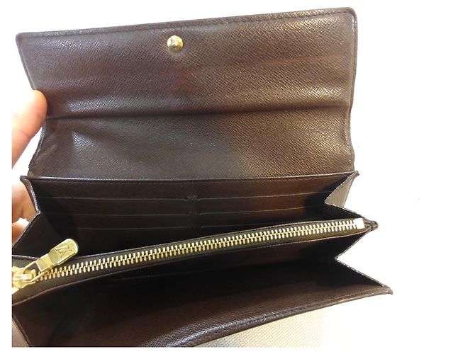 Louis Vuitton SARAH CB DAMIER EBANO Marrone - vista 6