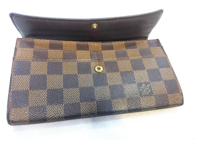 Louis Vuitton SARAH CB DAMIER EBANO Marrone - vista 7
