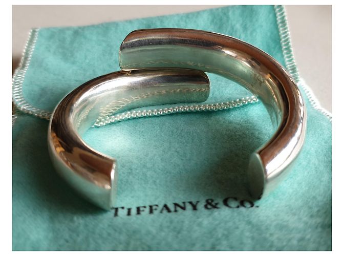 Pulseira meia bangle Tiffany & Co em prata 925 - vista 2