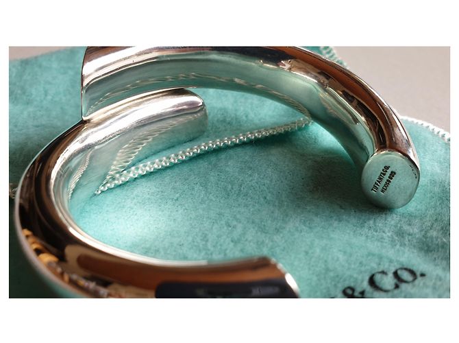 Pulseira meia bangle Tiffany & Co em prata 925 - vista 3