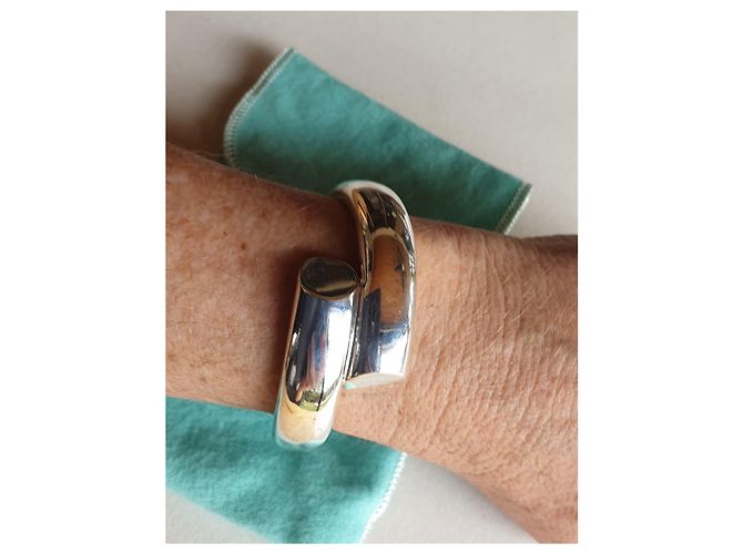 Pulseira meia bangle Tiffany & Co em prata 925 - vista 4