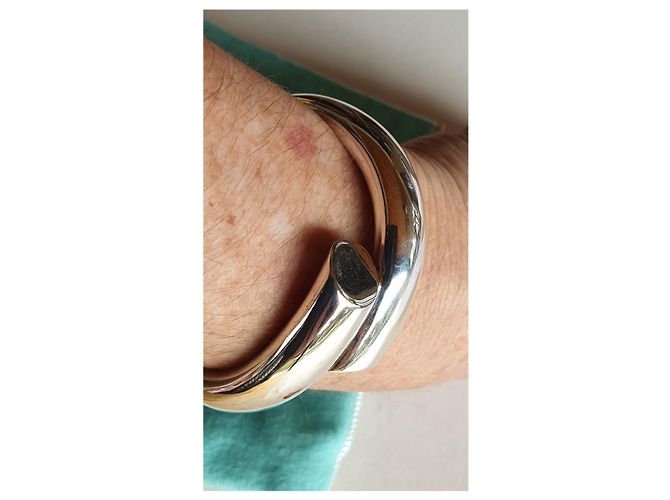 Pulseira meia bangle Tiffany & Co em prata 925 - vista 5