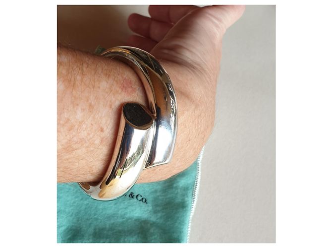 Pulseira meia bangle Tiffany & Co em prata 925 - vista 7