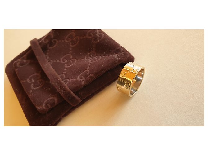 Gucci Icona foderata oro 750,  T 55, 10,9g - vista 3