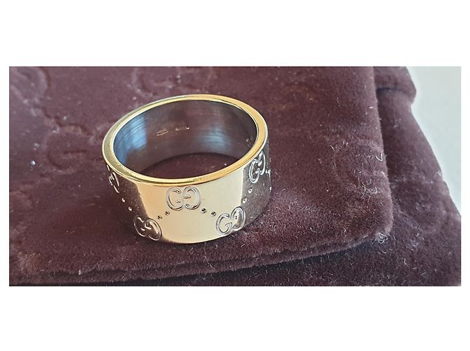 Gucci Icona foderata oro 750,  T 55, 10,9g - vista 4