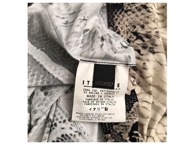 Just Cavalli Python Pattern Skirt Ecru Brown Black Grey Cream - view 8