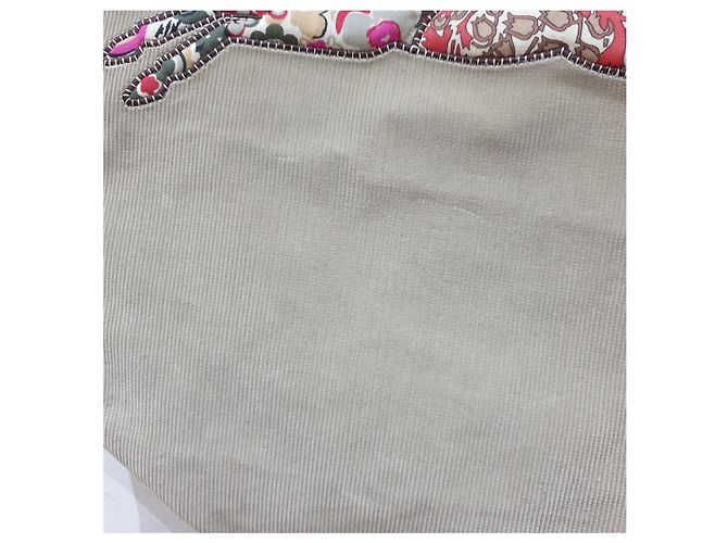 Saco de compras Longchamp Marrom Bege - vista 7