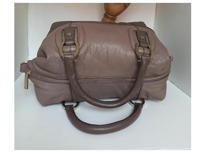 Ferré Milano borsa bauletto Marrone Beige - vista 2