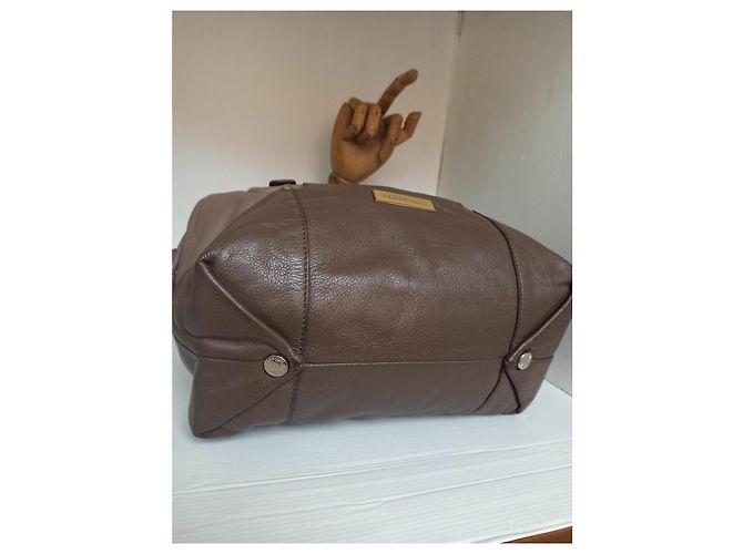 Ferré Milano borsa bauletto Marrone Beige - vista 3
