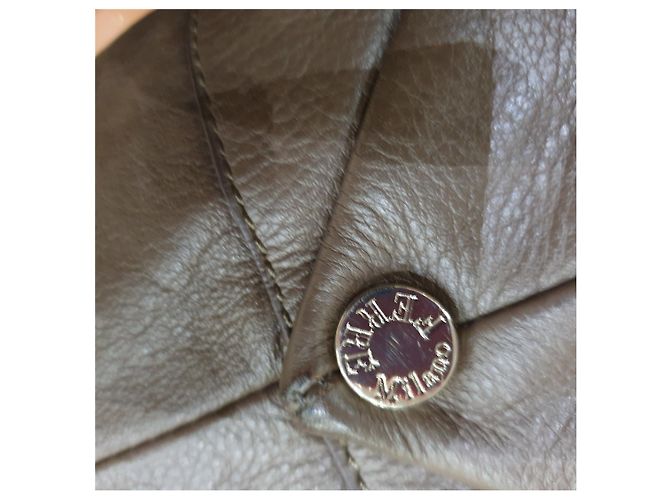 Ferré Milano borsa bauletto Marrone Beige - vista 5