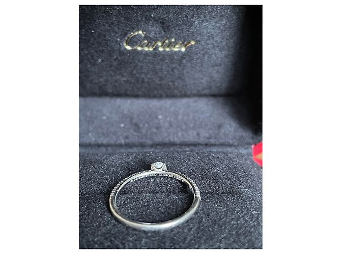 Solitaire Etincelle de Cartier, Platin 52 Weiß - Ansicht 2