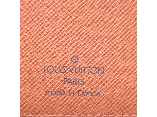 Louis Vuitton Monogramm Agenda MM Scheckhefthalter Braun - Ansicht 10