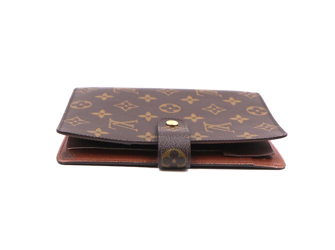 Louis Vuitton Monogramm Agenda MM Scheckhefthalter Braun - Ansicht 4