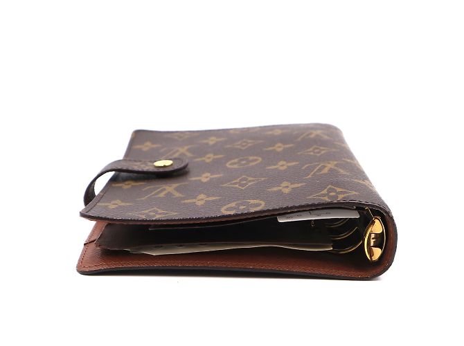 Louis Vuitton Monogramm Agenda MM Scheckhefthalter Braun - Ansicht 5
