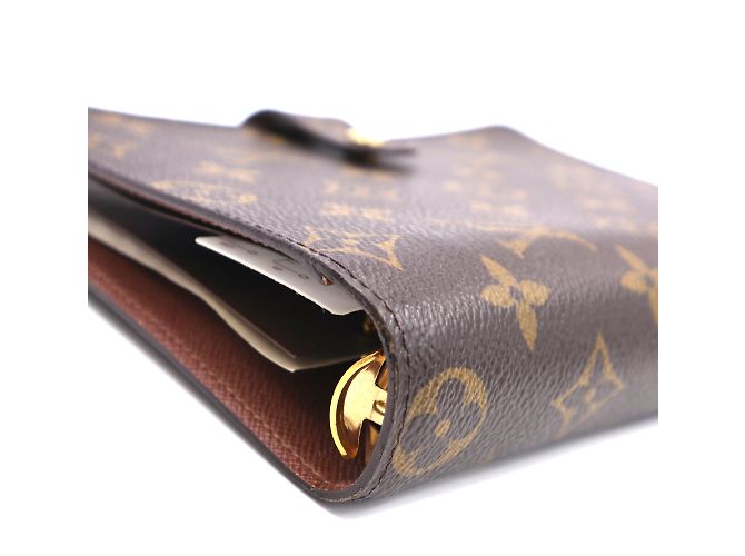 Louis Vuitton Monogramm Agenda MM Scheckhefthalter Braun - Ansicht 6