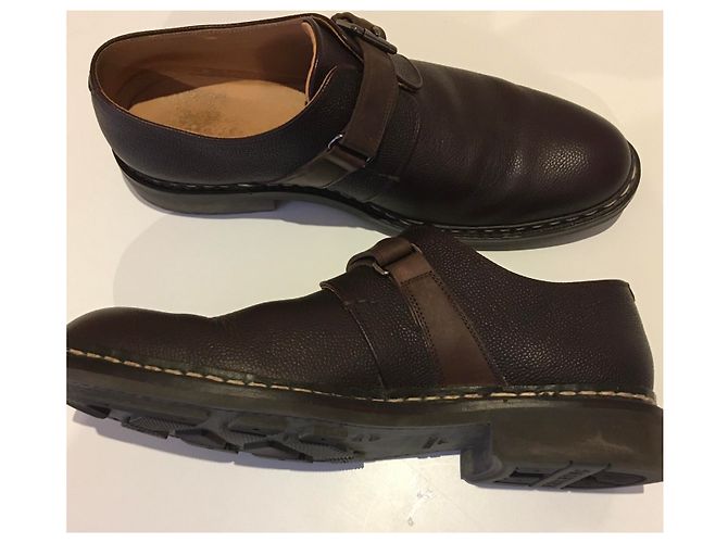 Heschung Charme Beluga scarpe in pelle marrone scuro - vista 2