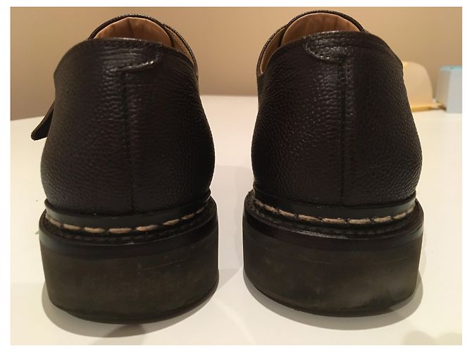 Heschung Charme Beluga scarpe in pelle marrone scuro - vista 7