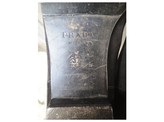 Prada Vintage Stiefel p 38,5 Schwarz - Ansicht 7