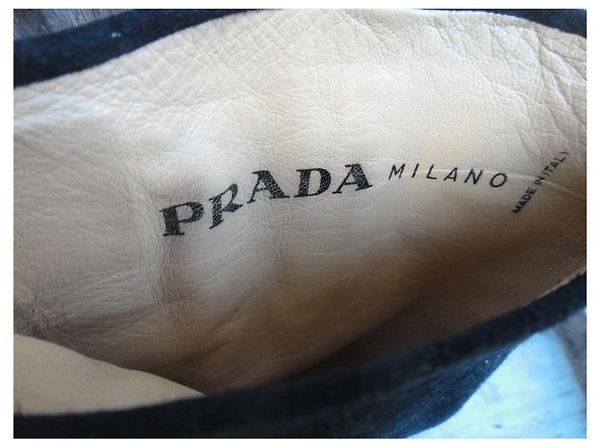 Prada Vintage Stiefel p 38,5 Schwarz - Ansicht 8