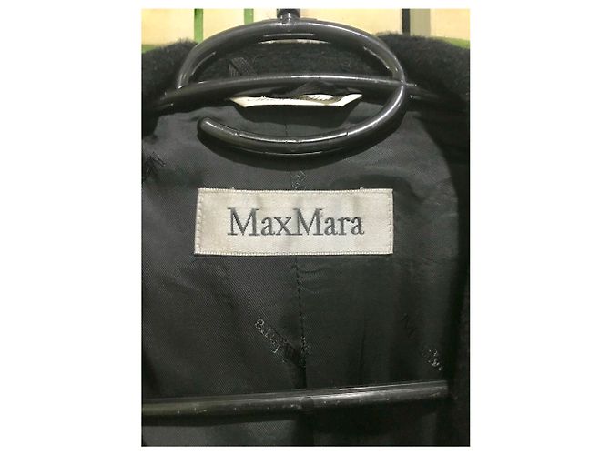 Abrigo de lana Max Mara negro - vista 2