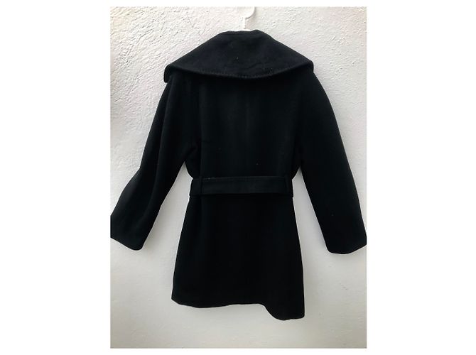 Abrigo de lana Max Mara negro - vista 7