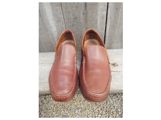 Salvatore Ferragamo p mocassini morbidi 41,5 Marrone chiaro - vista 3