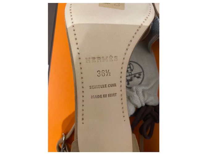 Hermès Sandalen 70 Premiere Beige - Ansicht 12