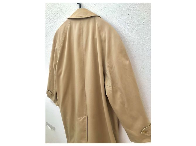 Autre Marque Burberrys Trenchcoat Beige Baumwolle mit Wollfutter - Ansicht 11