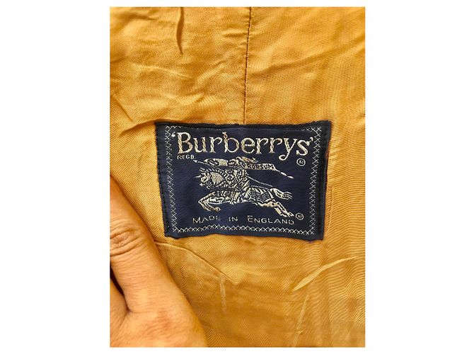 Autre Marque Burberrys Trenchcoat Beige Baumwolle mit Wollfutter - Ansicht 16