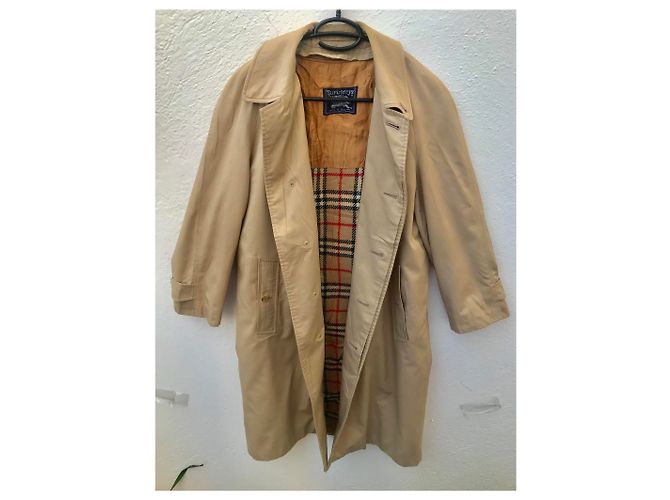 Autre Marque Burberrys Trenchcoat Beige Baumwolle mit Wollfutter - Ansicht 17