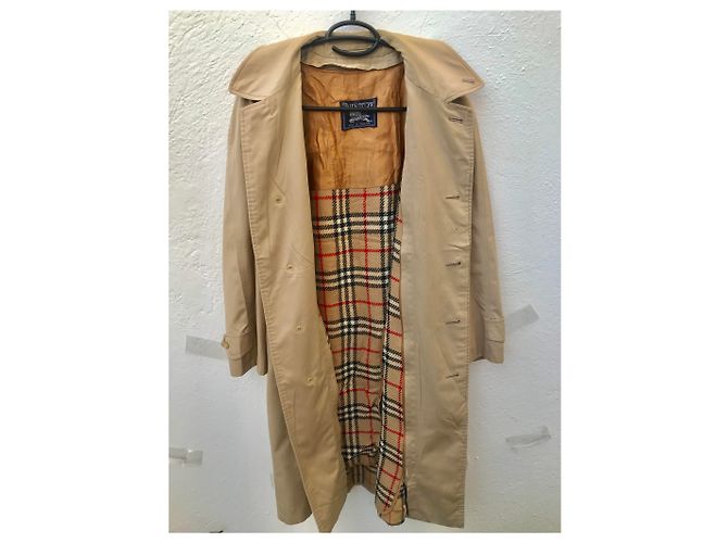 Autre Marque Burberrys Trenchcoat Beige Baumwolle mit Wollfutter - Ansicht 18
