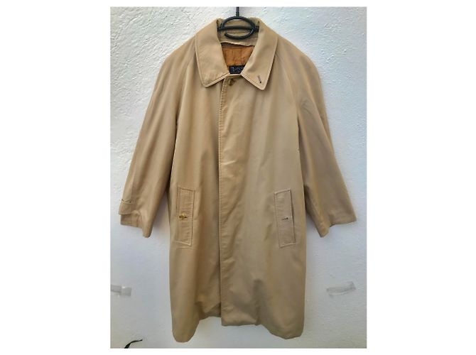 Autre Marque Burberrys Trenchcoat Beige Baumwolle mit Wollfutter - Ansicht 19