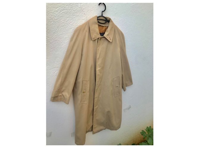 Autre Marque Burberrys Trenchcoat Beige Baumwolle mit Wollfutter - Ansicht 20