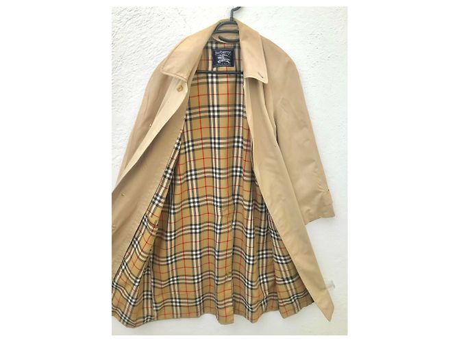 Autre Marque Burberrys Trenchcoat Beige Baumwolle mit Wollfutter - Ansicht 4