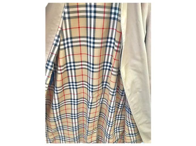 Autre Marque Burberrys Trenchcoat Beige Baumwolle mit Wollfutter - Ansicht 5