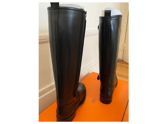 Hermès Stivali di terra dei Cavalieres Nero - vista 11