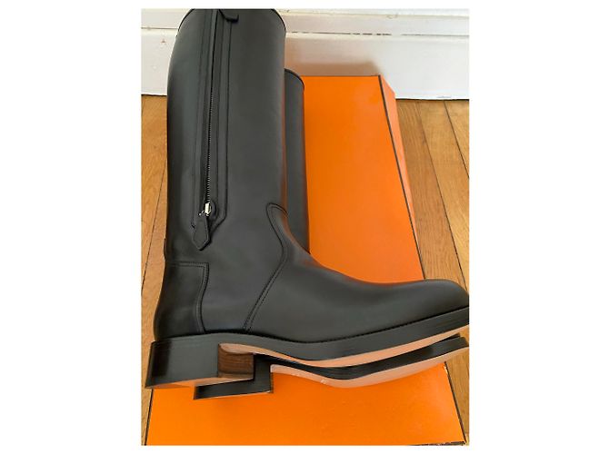Hermès Stivali di terra dei Cavalieres Nero - vista 14