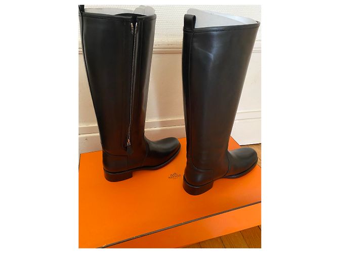Hermès Stivali di terra dei Cavalieres Nero - vista 9