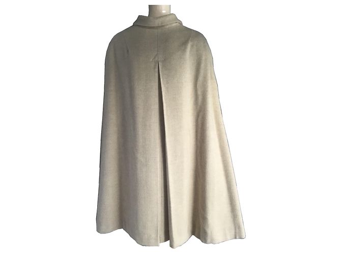 Poncho a mantella in lana Balenciaga - vista 2