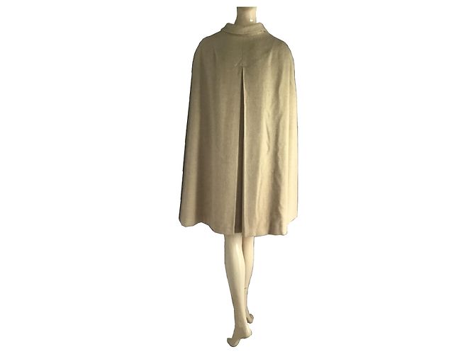Poncho a mantella in lana Balenciaga - vista 4