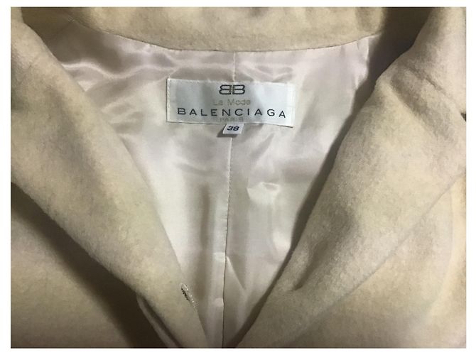 Poncho a mantella in lana Balenciaga - vista 8