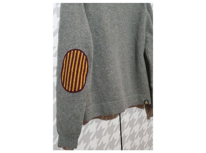 Tommy Hilfiger Cardigan Grau aus Lammwolle Mehrfarben - Ansicht 4